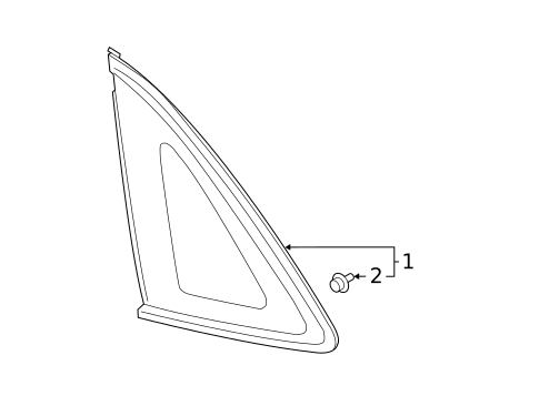 Glass & Hardware for 2023 Ford Escape #0