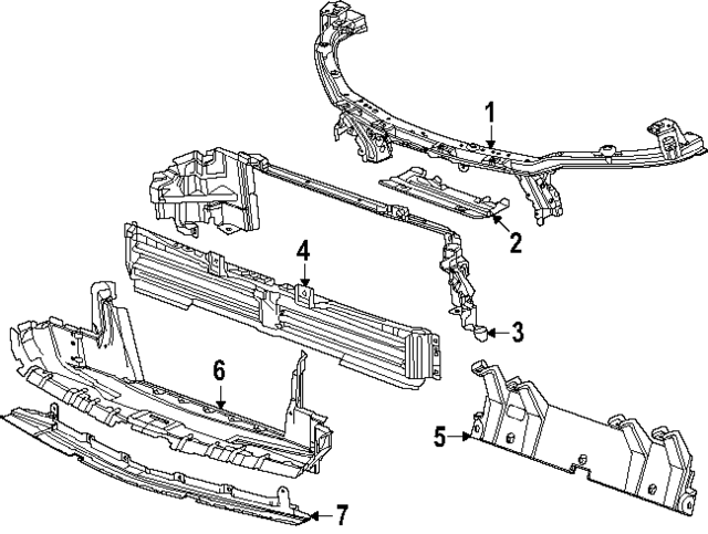 85054470 - : Baffle for Chevrolet: Blazer EV Image