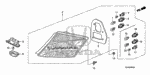 33506SNBJ51 - Electrical/Exhaust/Heater/Fuel: BULB (12V 16W) (STANLEY) for Honda Image