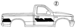 ZZM05080077 - Body: Stripe Tape for Mazda: B2300, B3000, B4000 Image