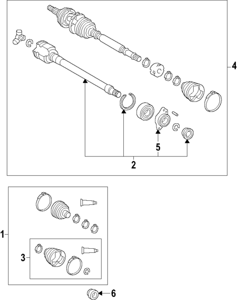 Front Axle for 2025 Toyota Camry #0