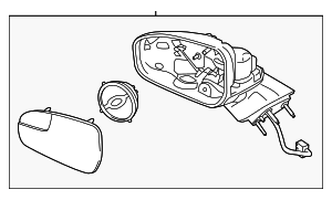 2013-2020 Ford | Mirror Assembly | FS7Z-17682-B | Walls' Ford Parts