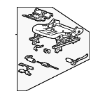 22795838 - Body: Cushion Frame for Cadillac: SRX Image
