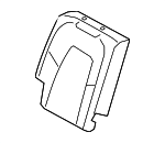9Y0885776J - Body: Seat Back Pad for Porsche Image image