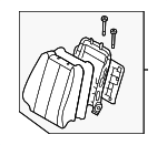 883000A665CHL - : 2007 2008 Hyundai Sonata - Seat Back Assembly for Hyundai: Sonata Image