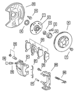 5143129AA - : Wheel Hub Bearing, Right for Mopar Image