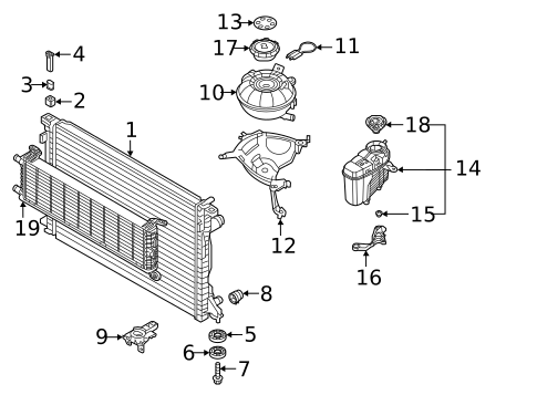 Radiators, Coolers & Related Components for 2021 Audi A7 Sportback #0