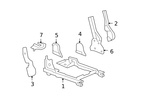 Tracks & Components for 2011 GMC Acadia #3