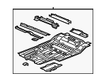65200SJCA01ZZ - : Floor Pan Assembly for Honda Image