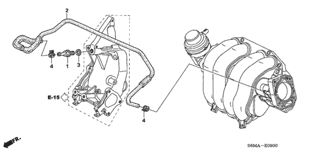 PCV Tube for 2006 Acura RSX #0