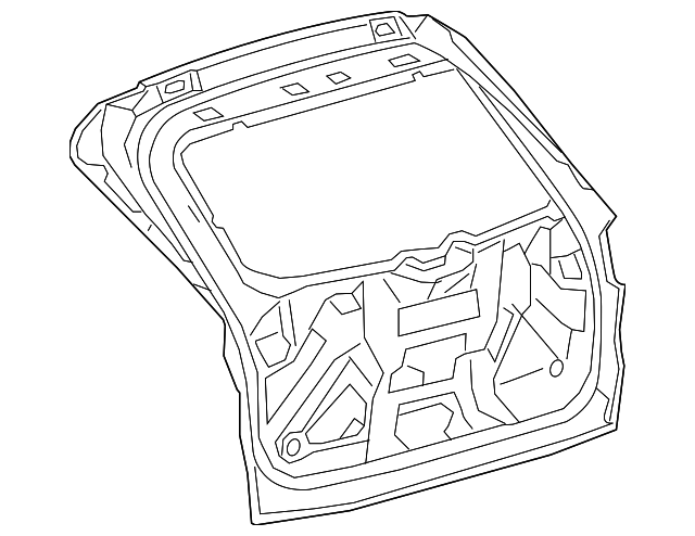 PJ6Z-7840010-A - Lift-Gate 2023-2025 Ford Escape | Ford Parts Direct