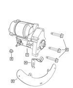 4607124AA - Electrical: Wiring Bracket for Mopar Image