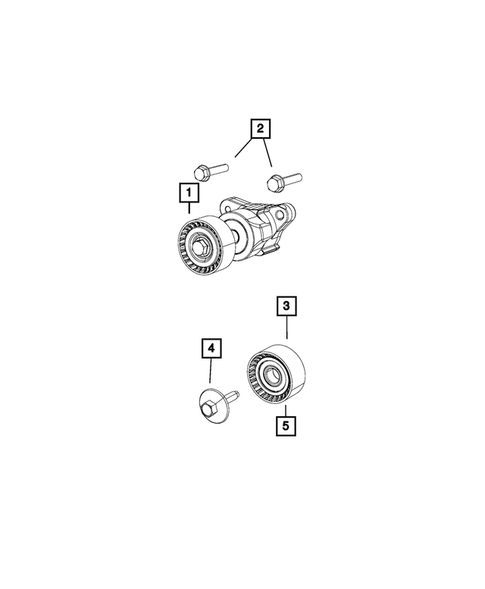 Pulleys and Related Parts for 2015 Ram ProMaster City #0