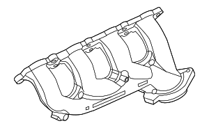 LC2Z9430E - : Exhaust Manifold for Ford: E-350 Super Duty, E-450 Super Duty, F-250 Super Duty, F-350 Super Duty, F-450 Super Duty, F-550 Super Duty Image