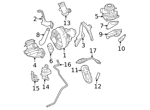 EGR System for 2006 Mercedes-Benz E 350 #0