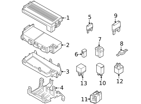 Electrical Components for 2007 Mercury Mountaineer #1