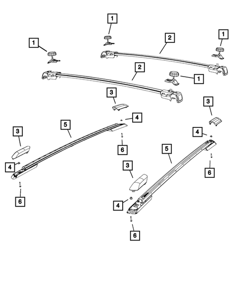 Sport Bar or Luggage Rack for 2018 Dodge Journey #0
