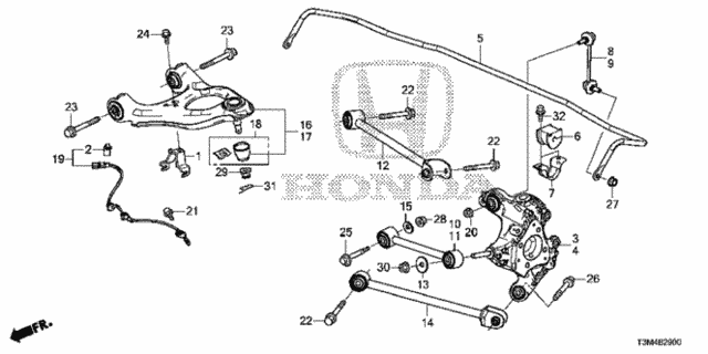 Rear Knuckle for 2017 Honda Accord #0