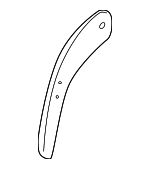 1L2Z7827726AA - Body: Mud Guard Brace for Ford: Explorer Image image