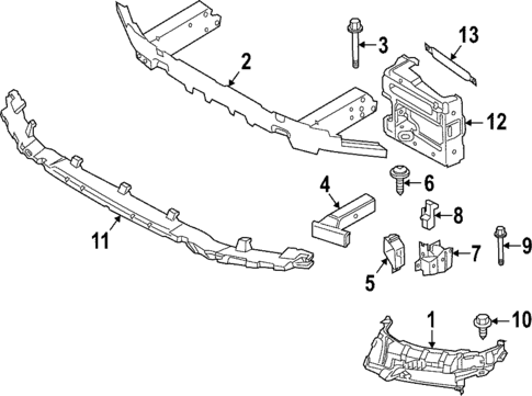 Bumper & Components - Front for 2024 BMW X3 #0