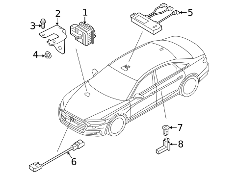 Alarm System for 2024 Audi SQ8 e-tron Sportback #0