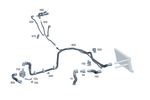 2328301000 - Heating and Ventilation: Hose Line for Mercedes-Benz: AMG GT 55, AMG GT 63 Pro, SL55 AMG, SL63 AMG, SL63 AMG S E Performance Image