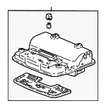 83250S0XA01ZC - : Overhead Console for Honda Image