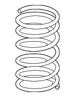 31338090598 - Suspension: Spring for BMW Image