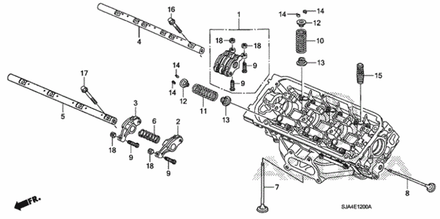 Valve - Rocker Arm (FR.) (1) for 2007 Acura RL #0