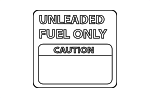 10024AA300 - Body: Fuel Label for Subaru Image image
