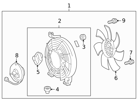 Condenser, Compressor & Lines for 2008 Lexus LX570 #1