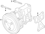 1305A738 - : Gasket for Mitsubishi: Outlander PHEV Image