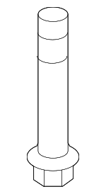 55447C1100 - Suspension: Suspension Cross-member Mount Bolt for Genesis: GV60 | Hyundai: Elantra, Elantra GT, Elantra N, Ioniq, Ioniq 5, Ioniq 6, Kona, Kona Electric, Kona N, Sonata, Tucson, Veloster, Veloster N Image