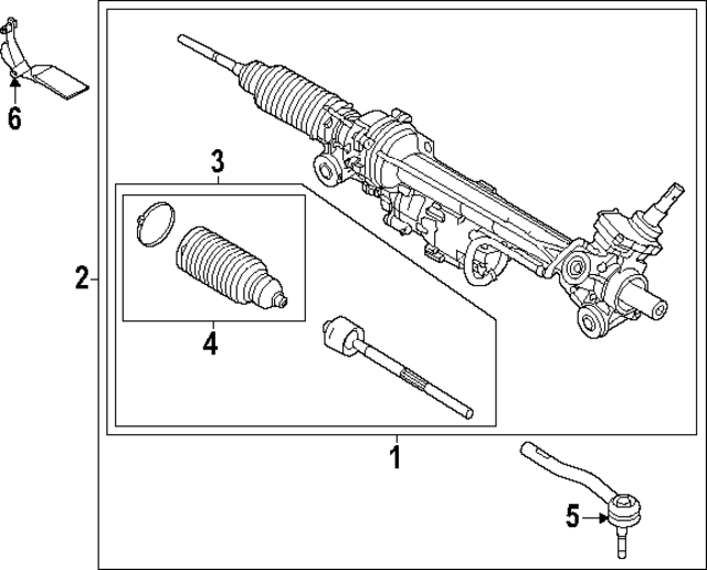 STE1053 - : Gear Assembly Steering for Ford Image