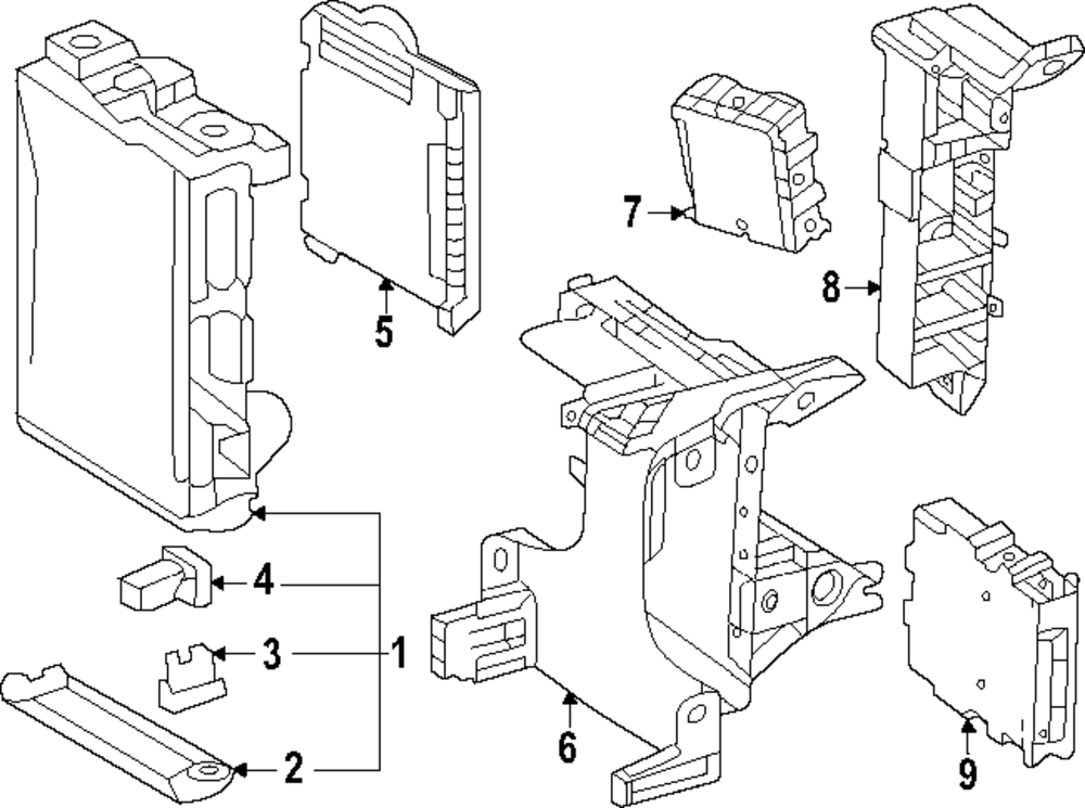 2024-2025 Toyota Grand Highlander Control Module 89111-48300 | Toyota ...
