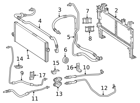 Trans Oil Cooler Lines for 2019 Mercedes-Benz GLE63 AMG S #0