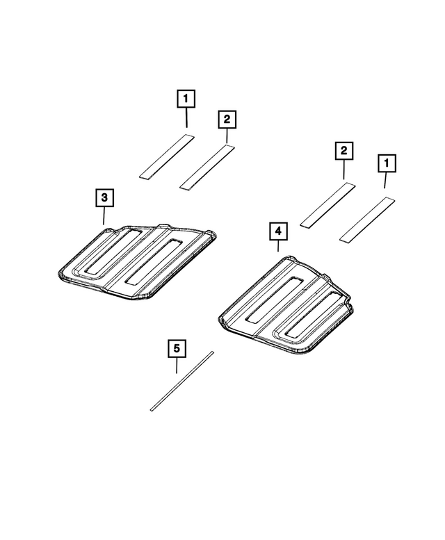 68318253AB - Interior Trim: Retainer for Mopar Image