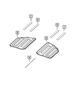 68318253AA - Interior Trim: Retainer for Mopar Image