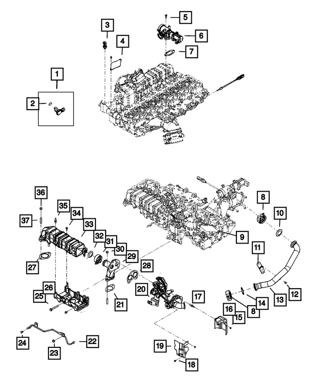 68005212AA - Emission Controls: O Ring for Mopar Image image