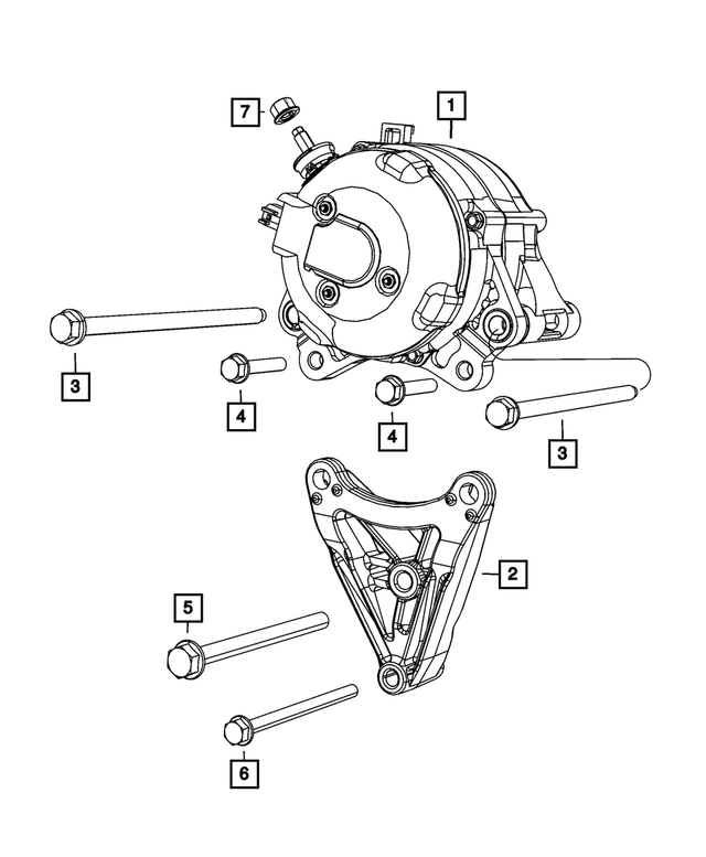 R8078950AA - Electrical: Engine Generator, Remanufactured for Mopar Image image