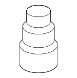 8K0201274B - Air &amp; Fuel Delivery: Fuel Tank Insulator for Volkswagen Image