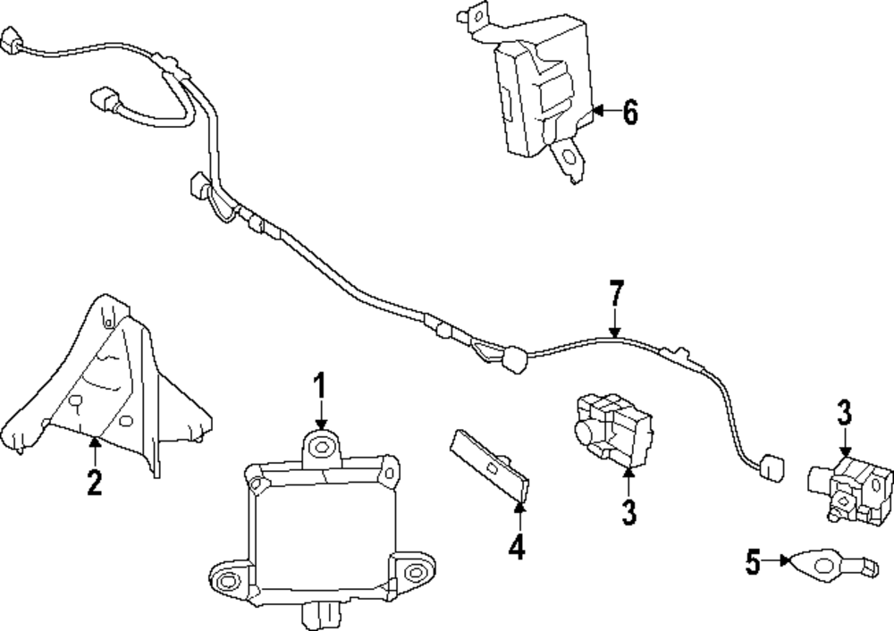 2024-2025 Subaru Crosstrek Reverse Sensor 87621AN02AH9 | Subaru Parts Guys