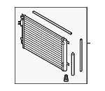 97606H9100 - : 2018-2022 Hyundai Accent - Condenser for Hyundai: Accent Image