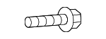 B45532099B - Steering: Lower Shaft Lower Bolt for Mazda Image