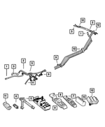 5096219AA - Fuel: Vacuum Tube for Mopar Image