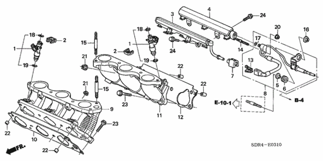 Fuel Injector for 2006 Honda Accord #0