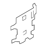 LR075159 - Body: Gusset Rear Bracket for Land Rover: Range Rover Evoque Image