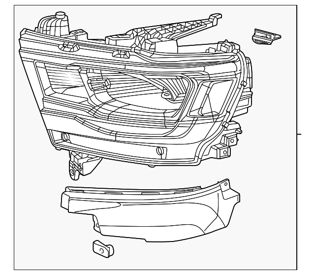 2019-2024 Ram 1500 Composite Assembly 68533274AB | Mopar Parts Canada