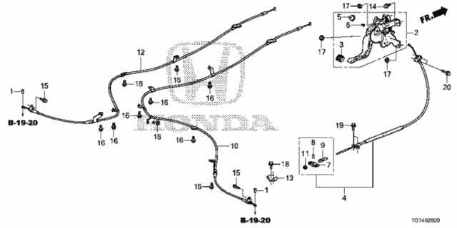 Parking Brake for 2019 Honda Pilot #0