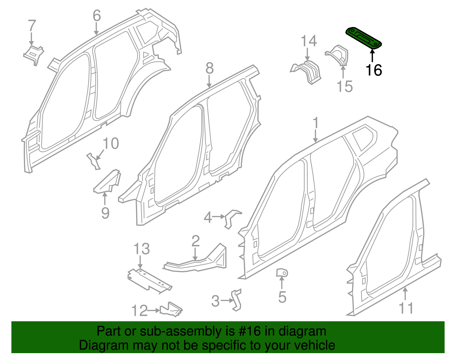 Center Reinforced - BMW (51717210430)